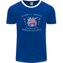 Embarrassing Uncle Funny Uncles Day Mens Ringer T-Shirt FotL Royal Blue/White