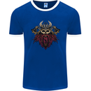 A Steampunk Viking Mens Ringer T-Shirt FotL Royal Blue/White