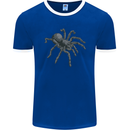 A Tarantula Spider Mens Ringer T-Shirt FotL Royal Blue/White