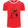 A Cockatoo Bird Mens Ringer T-Shirt Red/White