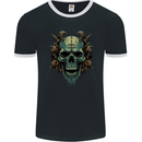 Underworld Devil Skull Demon Satan Mens Ringer T-Shirt FotL Black/White
