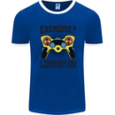 Gaming I Thought Said Extra Lives Gamer Mens Ringer T-Shirt Royal Blue/White