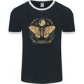 An Astral Butterfly Mens Ringer T-Shirt FotL Black/White