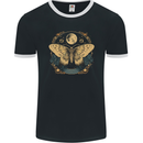An Astral Butterfly Mens Ringer T-Shirt FotL Black/White