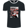 Sushi Mens Ringer T-Shirt FotL Black/White