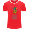 Weed Dont Drink & Drive Smoke and Fly Mens Ringer T-Shirt Red/White