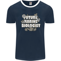 Future Marine Biologist Mens Ringer T-Shirt FotL Navy Blue/White