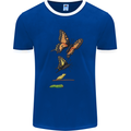 Butterfly Evolution Caterpillar Butterflies Mens Ringer T-Shirt Royal Blue/White