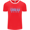 Schrodingers Cat Dead Alive Mens Ringer T-Shirt FotL Red/White