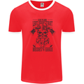German Viking Mens Ringer T-Shirt Red/White