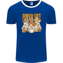 Pumpkin Spice Gnomes Halloween Mens Ringer T-Shirt FotL Royal Blue/White