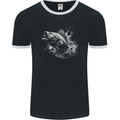 A Carp Fish Mens Ringer T-Shirt FotL Black/White