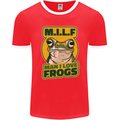 MILF Man I Love Frogs Mens Ringer T-Shirt FotL Red/White