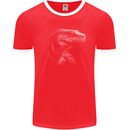 A Komodo Dragon Mens Ringer T-Shirt FotL Red/White