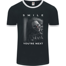 Your Next Horror Clown Halloween Mens Ringer T-Shirt FotL Black/White
