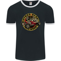 Hot Rod Rebel Legendary Mens Ringer T-Shirt FotL Black/White