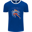 Chase Boys Running Marathon Cross Country Runner Mens Ringer T-Shirt FotL Royal Blue/White