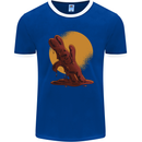 A Melting Chocolate Bunny Easter Mens Ringer T-Shirt FotL Royal Blue/White