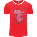Love Makes Everything Grow Valentines Day Mens Ringer T-Shirt Red/White