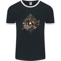 A Steampunk Fish Mens Ringer T-Shirt FotL Black/White