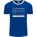 It's Not Hoarding if its Photography Photographer Mens Ringer T-Shirt FotL Royal Blue/White