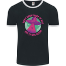 It Was Aliens UFO Mens Ringer T-Shirt FotL Black/White
