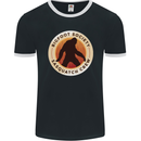 Bigfoot Society Sasquatch Crew Mens Ringer T-Shirt FotL Black/White