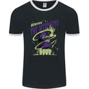 The Witching Hour Funny Halloween Mens Ringer T-Shirt FotL Black/White