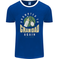 Promoted to Grandad Est. 2026 Mens Ringer T-Shirt FotL Royal Blue/White