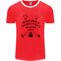 Ouija Board Dark Black Magic Voodoo Mens Ringer T-Shirt Red/White