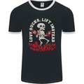 Love Sucks Gym Bodybuilding Singles Day Mens Ringer T-Shirt FotL Black/White