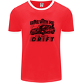 Drifting Come With Me if You Want to Drift Mens Ringer T-Shirt Red/White