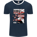 Sushi Mens Ringer T-Shirt FotL Navy Blue/White