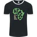 In My DNA Juneteenth Black Lives Matter African Mens Ringer T-Shirt FotL Black/White