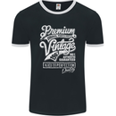 Aged to Perfection Vintage 56th Birthday 1967 Mens Ringer T-Shirt FotL Black/White
