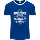 Romantic Walks Hardware Store DIY Tradesman Mens Ringer T-Shirt FotL Royal Blue/White