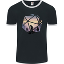 RPG Dice Role Play Games Mens Ringer T-Shirt FotL Black/White