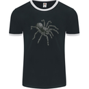 A Tarantula Spider Mens Ringer T-Shirt FotL Black/White