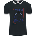 Science You Get It or You Dont Geek Funny Mens Ringer T-Shirt FotL Black/White