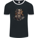 A Realistic Viking Warrior Mens Ringer T-Shirt FotL Black/White