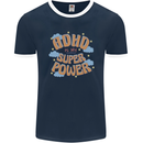 ADHD is My Superpower Mens Ringer T-Shirt FotL Navy Blue/White