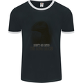 Rapture Don't Go Into the Long Grass Dinosaurs Mens Ringer T-Shirt FotL Black/White