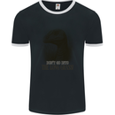 Rapture Don't Go Into the Long Grass Dinosaurs Mens Ringer T-Shirt FotL Black/White