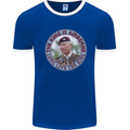 King Airborne Mens Ringer T-Shirt Royal Blue/White