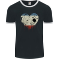 Love Flag Crimea Football Mens Ringer T-Shirt FotL Black/White