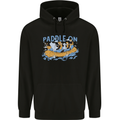 White Water Rafting Paddle On Whitewater Childrens Kids Hoodie Black