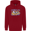 White Water Rafting Paddle On Whitewater Childrens Kids Hoodie Red