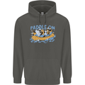 White Water Rafting Paddle On Whitewater Childrens Kids Hoodie Storm Grey