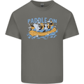 White Water Rafting Paddle On Whitewater Mens Cotton T-Shirt Tee Top Charcoal