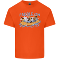 White Water Rafting Paddle On Whitewater Mens Cotton T-Shirt Tee Top Orange